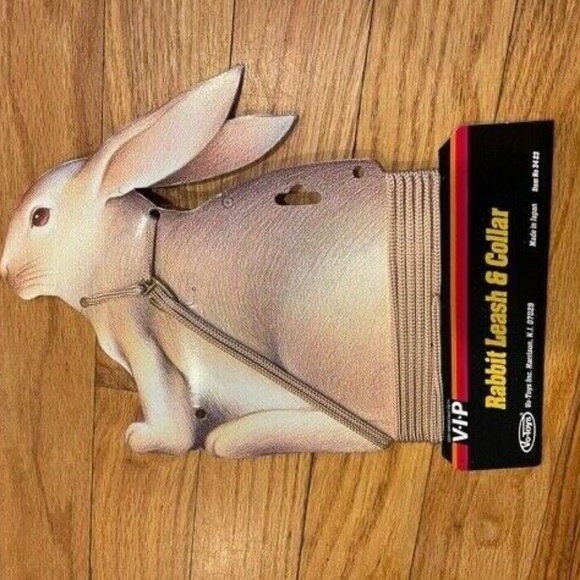 Rabbit Sm Animal Nylon Lead With Harness 3/24"X6 feet Japanese Made Washable Tan - Picture 1 of 1